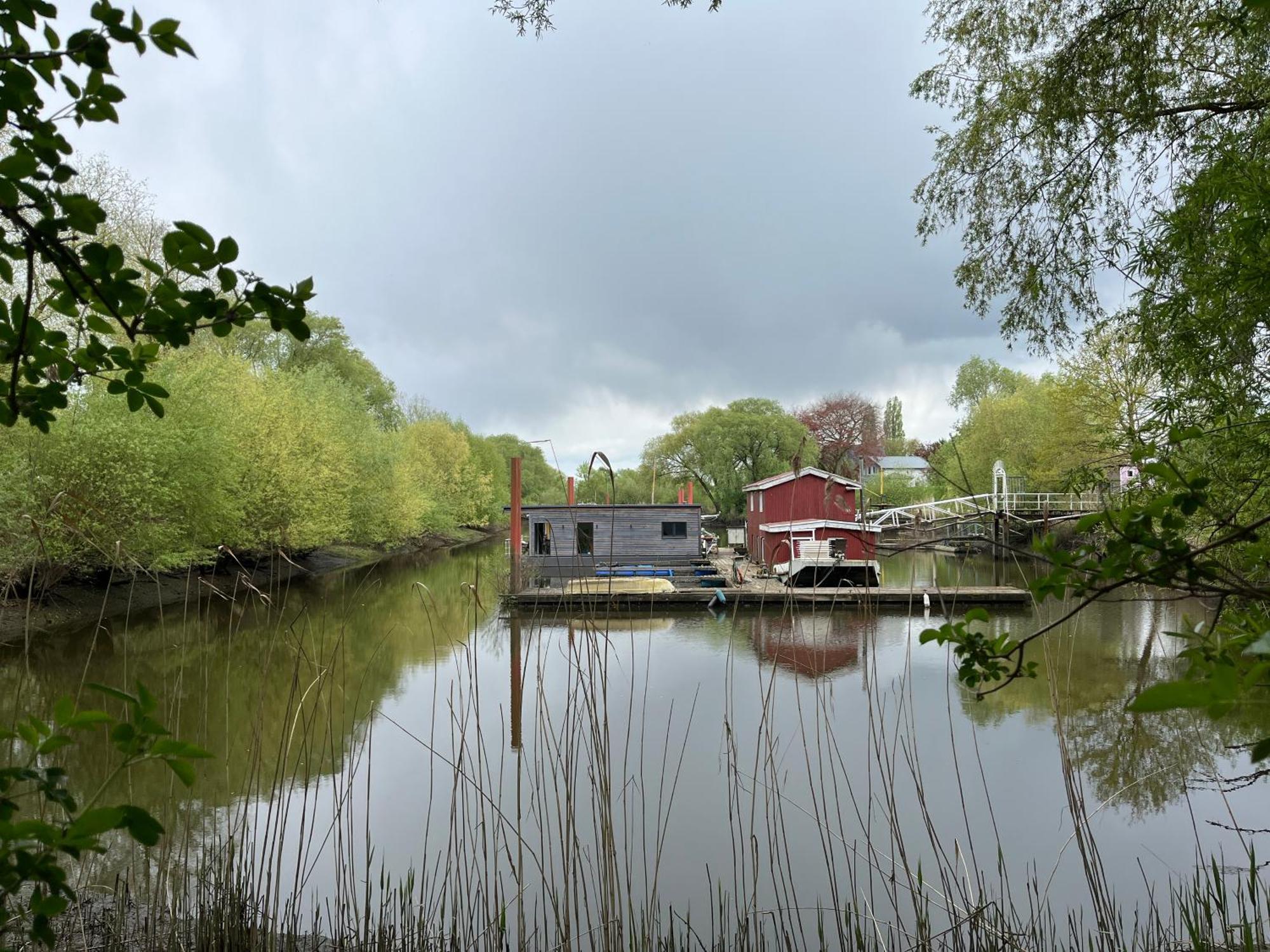 Вилла Hausboot Stoeckte Винзен Экстерьер фото